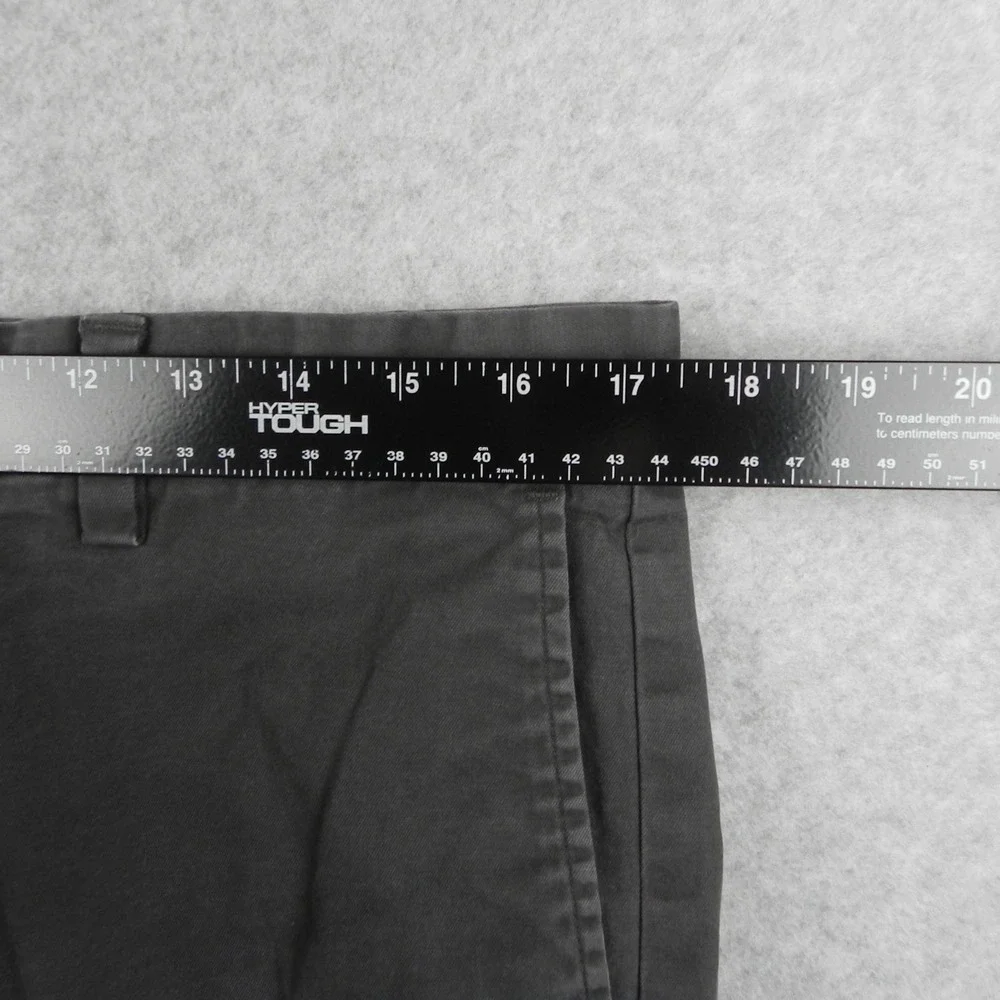 Banana Republic Pants Mens 34x32 Emerson Chino Casual Stretch Flat Front‎ Gray